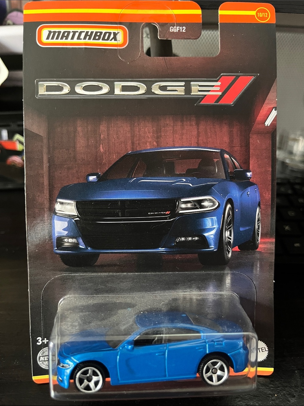 Matchbox Dodge Charger Toy Car - Blue